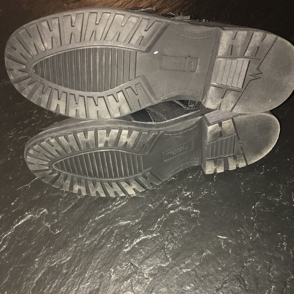 SALE-Black Biker Boots - Picture 5 of 5